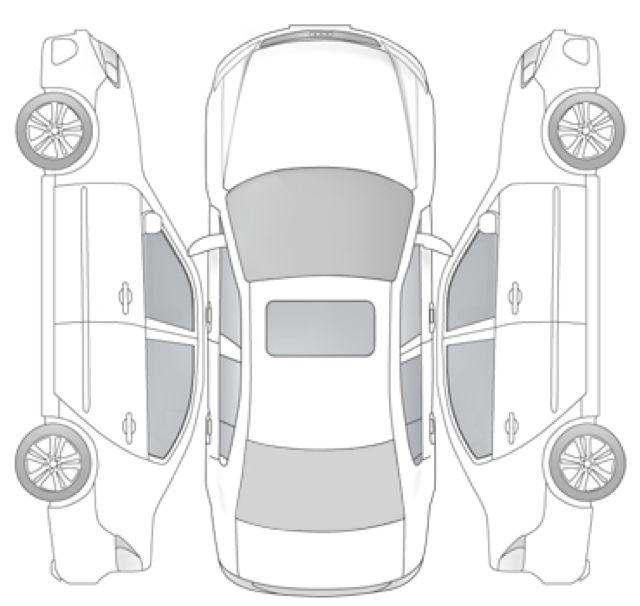 Аукционный лист Jeep Wrangler (JL), 2023, вид сверху, id 39972458
